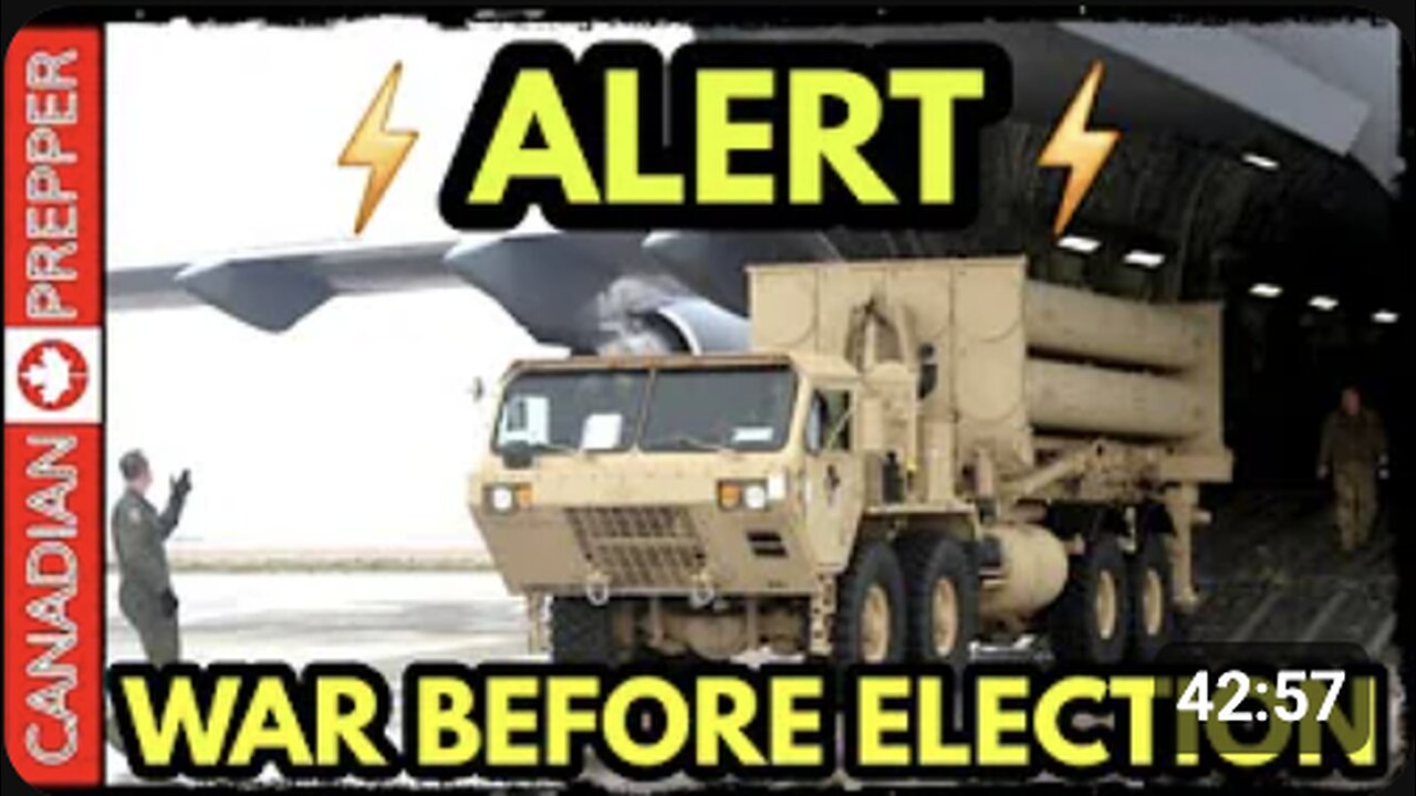 ⚡ALERT: ISRAELS APOCALYPSE WAR BEGINS BEFORE ELECTION, USA THAAD DEPLOYED (EXPLICIT LANGUAGE!)