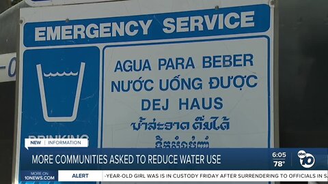 More communities asked to reduce water use