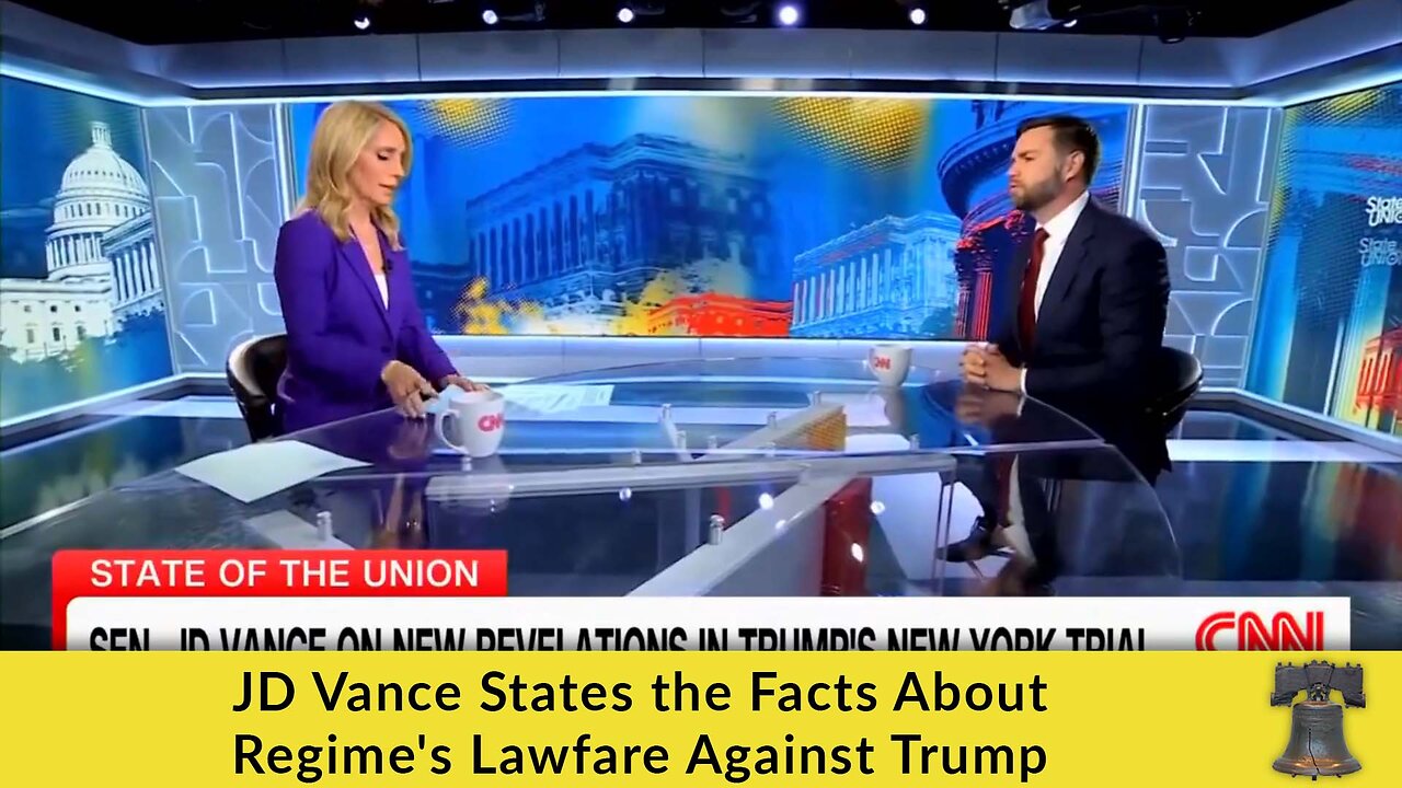 JD Vance States the Facts About Regime's Lawfare Against Trump