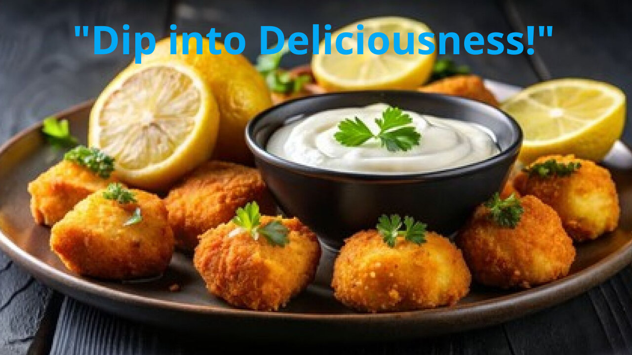 Crispy Fish Bites with Tangy Yogurt Dip Recipe