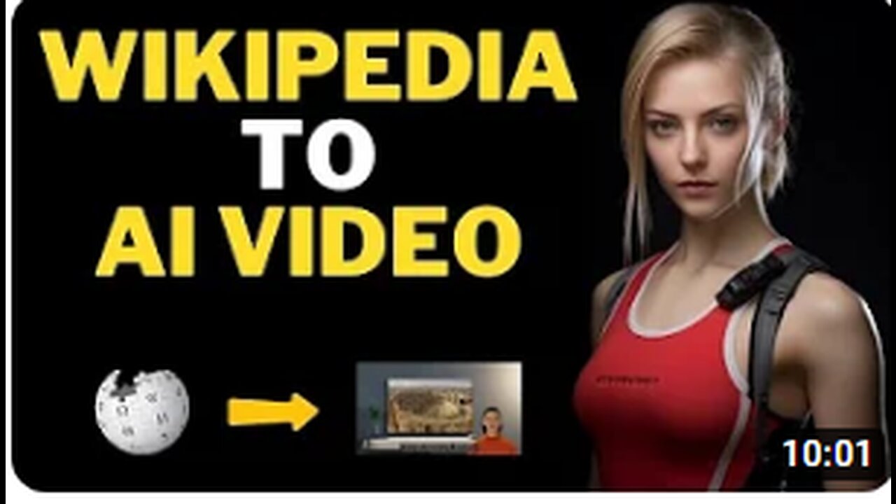 BEST AI Video Generator : Convert Wikipedia to YouTube Videos with Synthesia