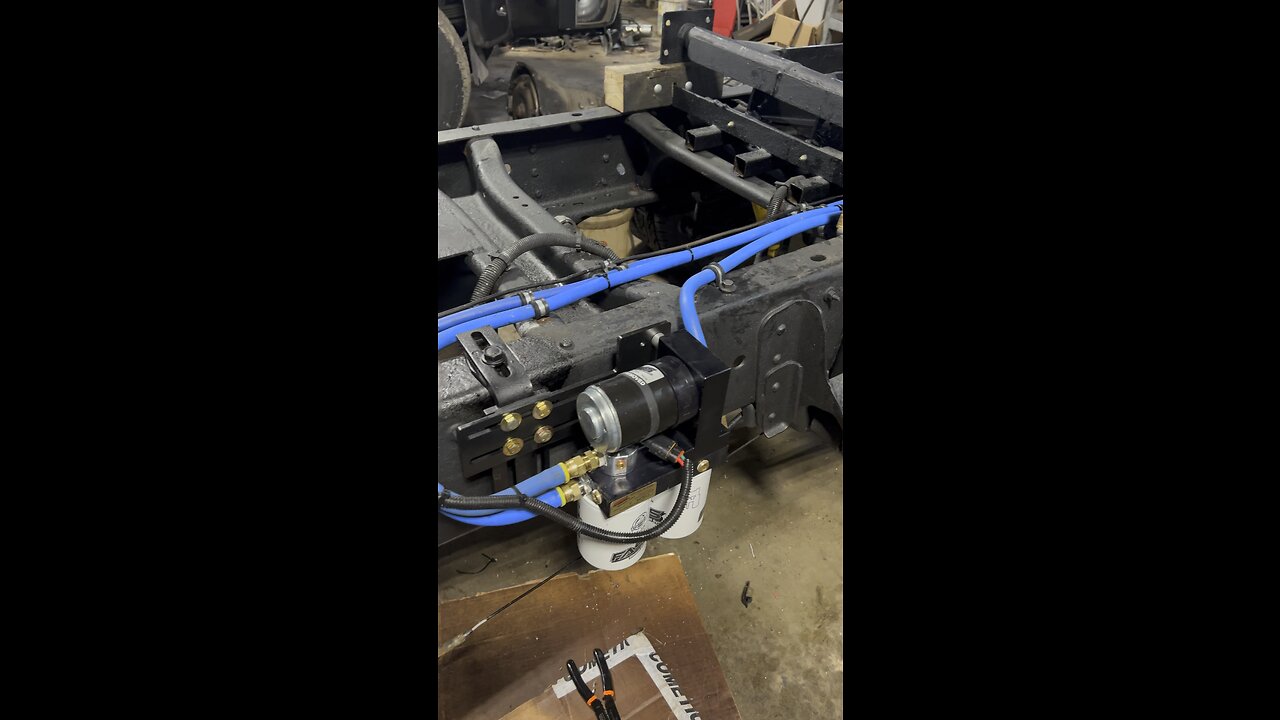 Fass fuel install on a Duramax cab and chassis