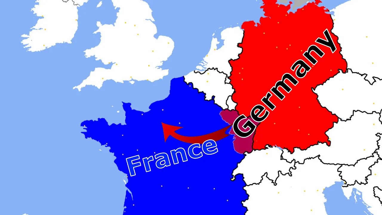 France Vs Germany -Mapping animation