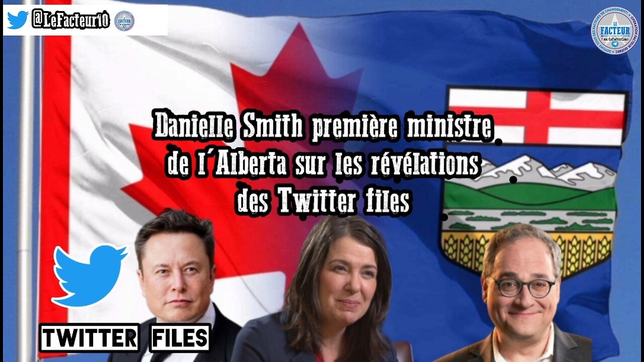 Danielle Smith première ministre de l'Alberta sur les révélations des Twitter files