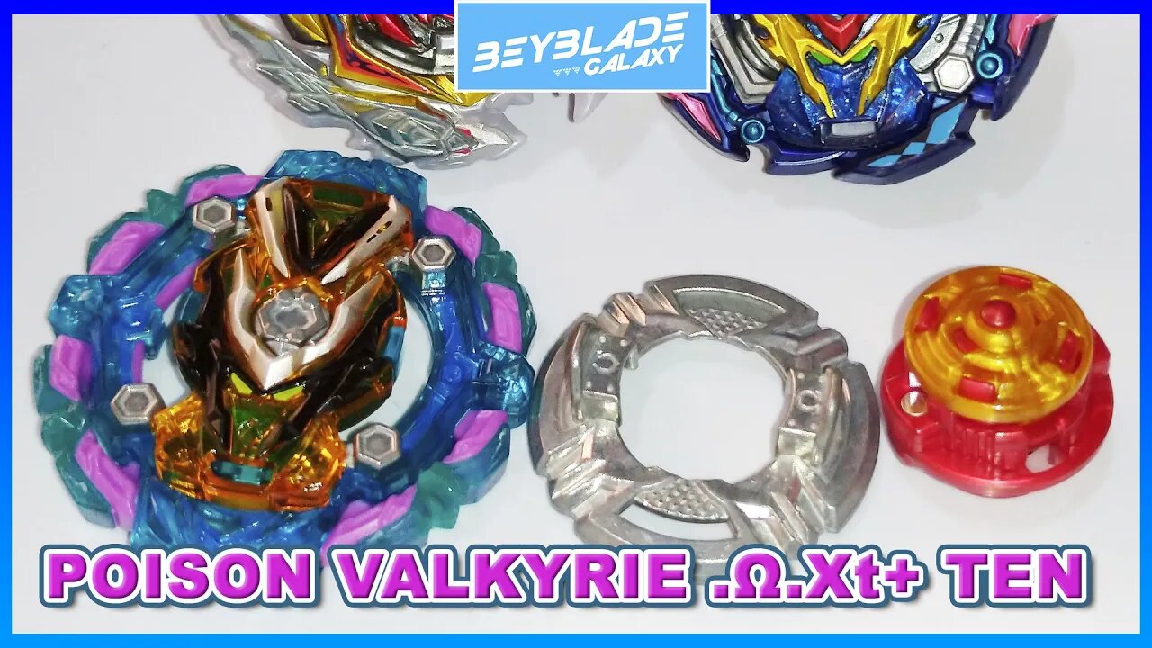 POISON VALKYRIE .Ω.Xt+ TEN vs DOIS COMBOS! - Beyblade Burst ベイブレードバースト