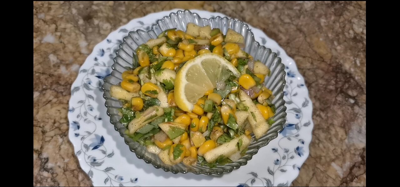 Corn chaat recipe