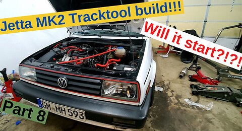 Jetta MK2 DIY Build everything is back together and first start, will it really start?!?!