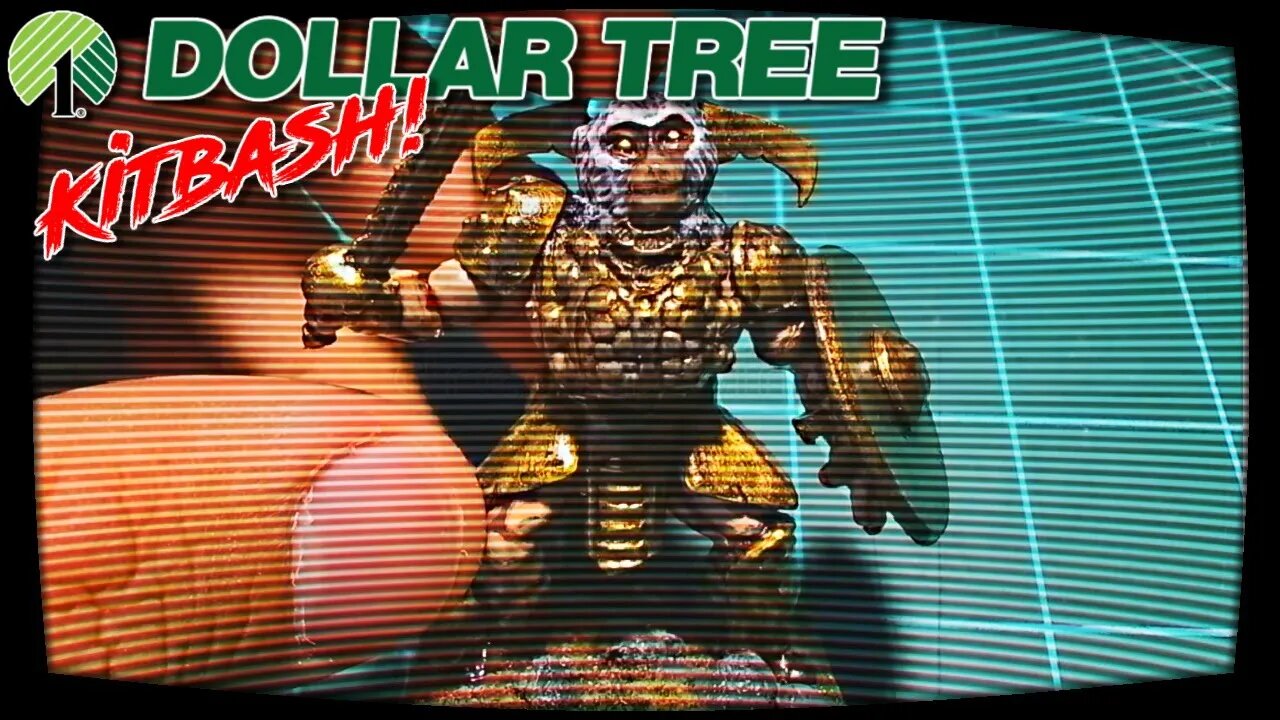 Dollar Tree Kitbash - Monkey Warrior