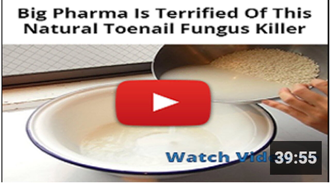 Big Pharma Is Terrified Of This Natural Toenail Fungus Killer