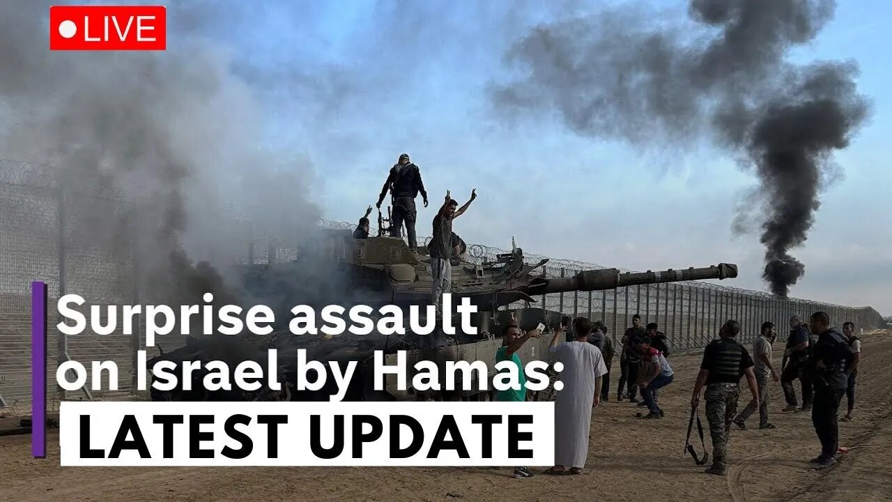 LATEST on Israel 'at war' as Hamas launches major surprise attack.