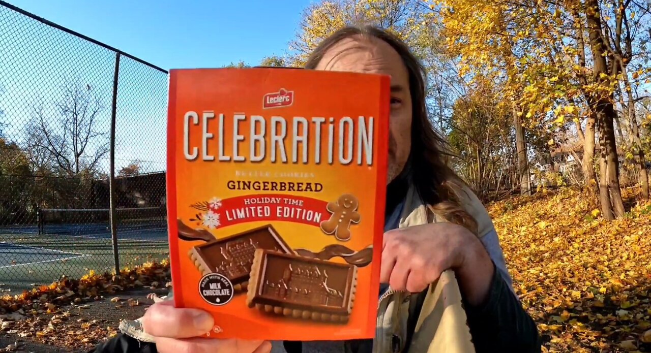 Celebration Limited Edition Holiday Time gingerbread Chocolate cookies Review