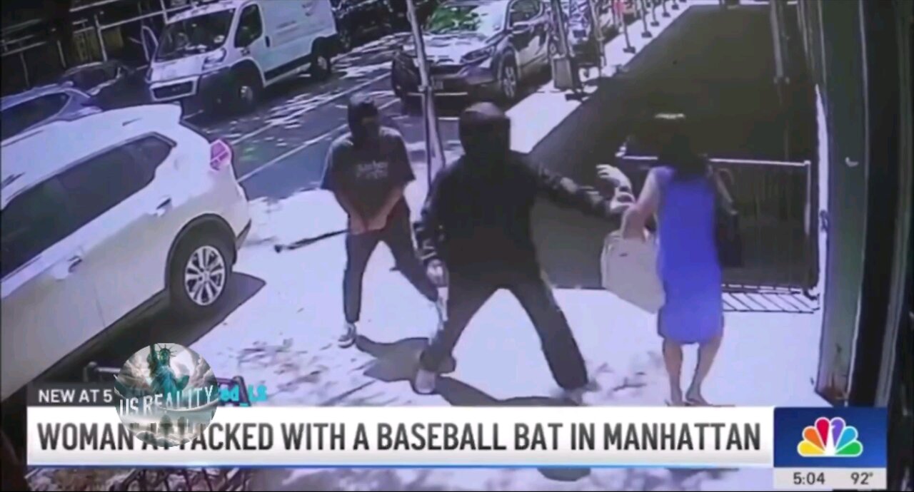 58 year old woman attacked in daylight with a baseball bat in Manhattan USA