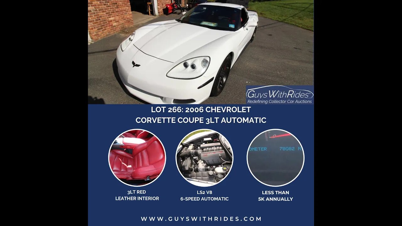 2006 Chevrolet Corvette Coupe 3LT Auto Walk-Around, Startup, and Driving. Watch and Place Your Bid!