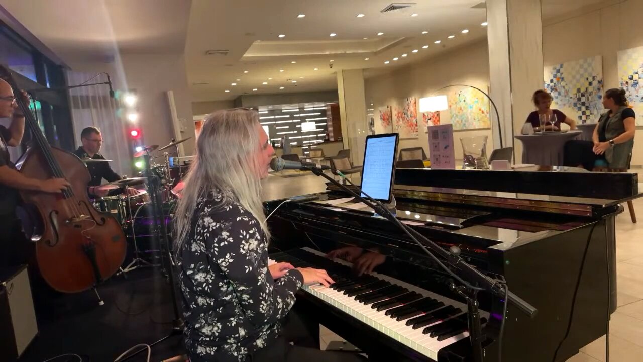 When Someone Requests 'Bésame Mucho' at Our Jazz Gig at Art Ovation Hotel!