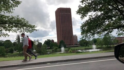 I explored the UMass Amherst campus