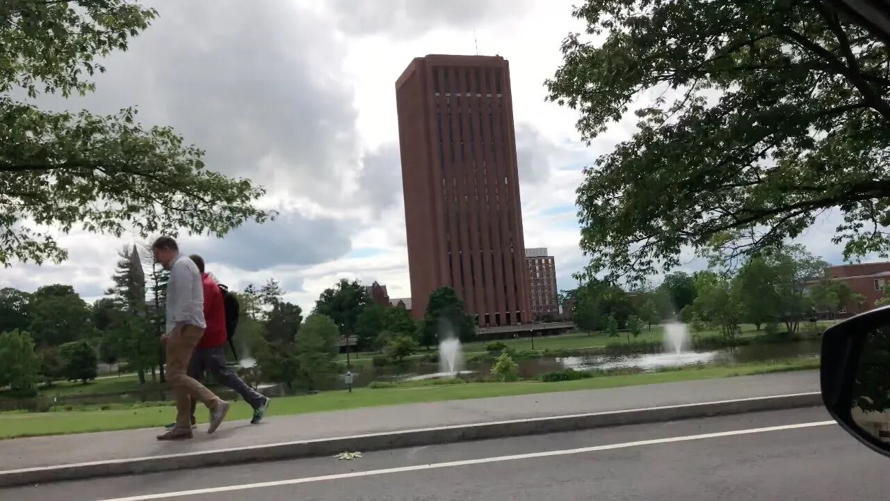 I explored the UMass Amherst campus