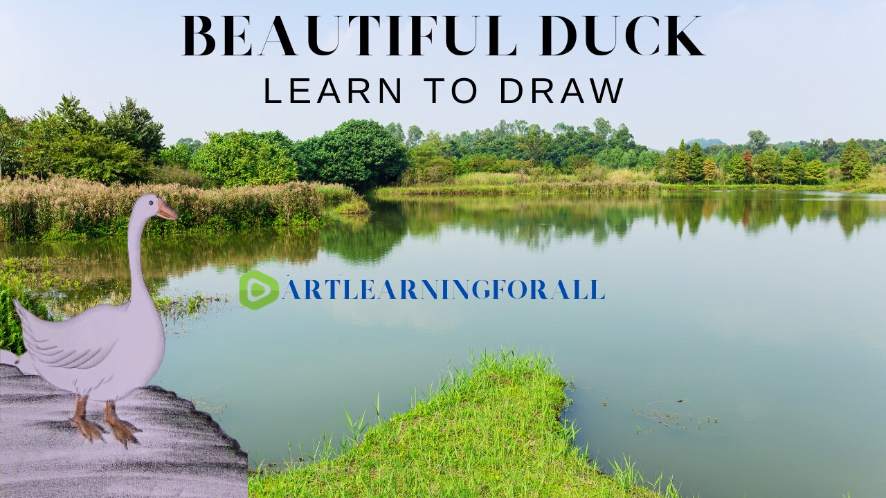 Quacktastic Artistry: Master the Art of Drawing a Beautiful Duck! 🦆✏️