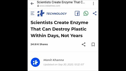 Scientists Create Enzyme That Can Destroy Plastic Within Days Not Years Paranormal News