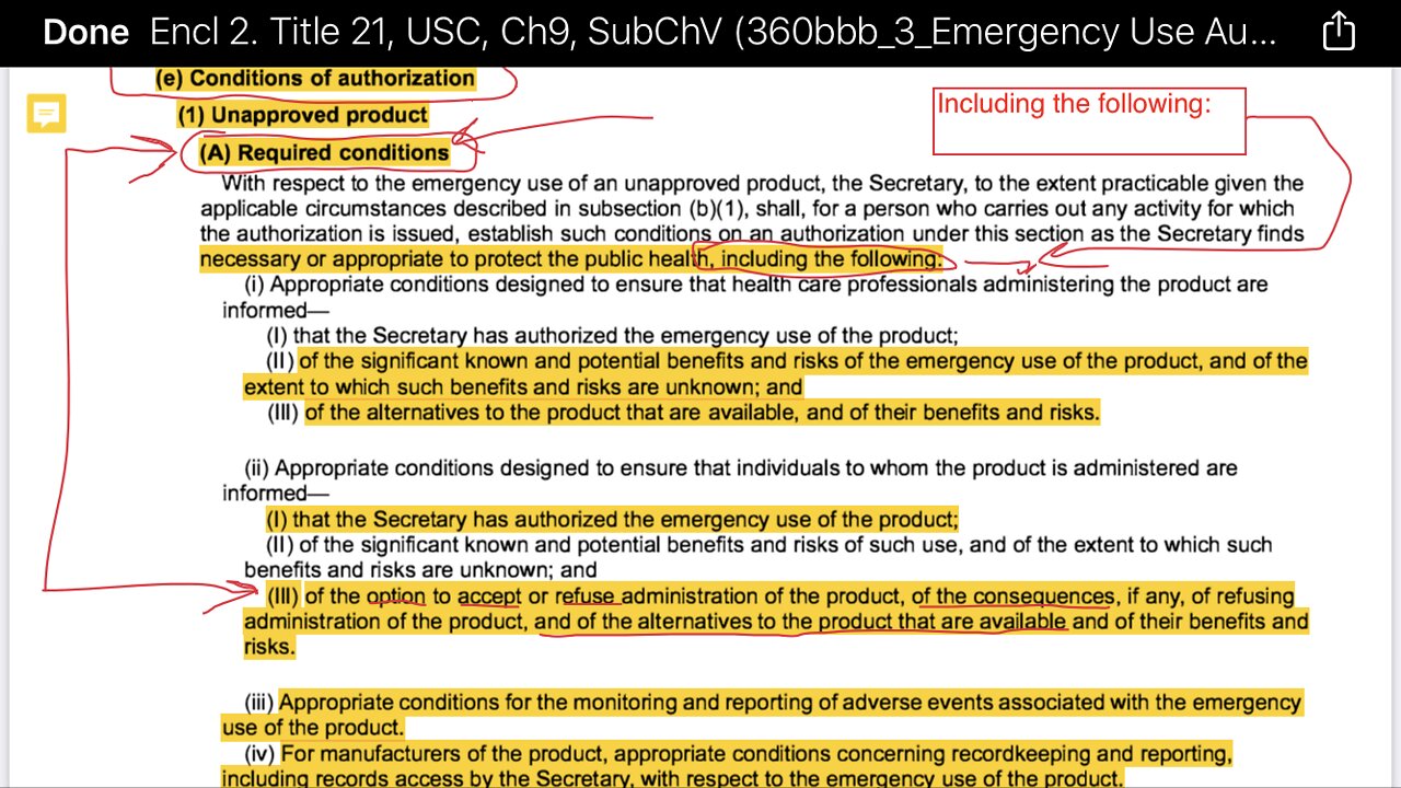 Judge's Interpretation of EUA