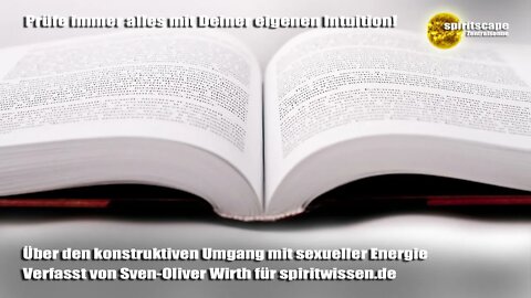 Über den konstruktiven Umgang mit sexueller Energie - spiritwissen.de