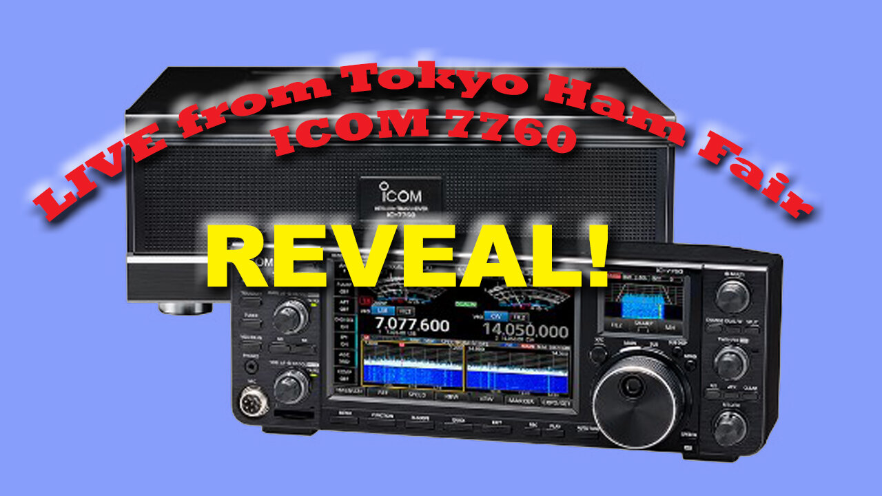 ICOM 7760 Reveal from my live stream!