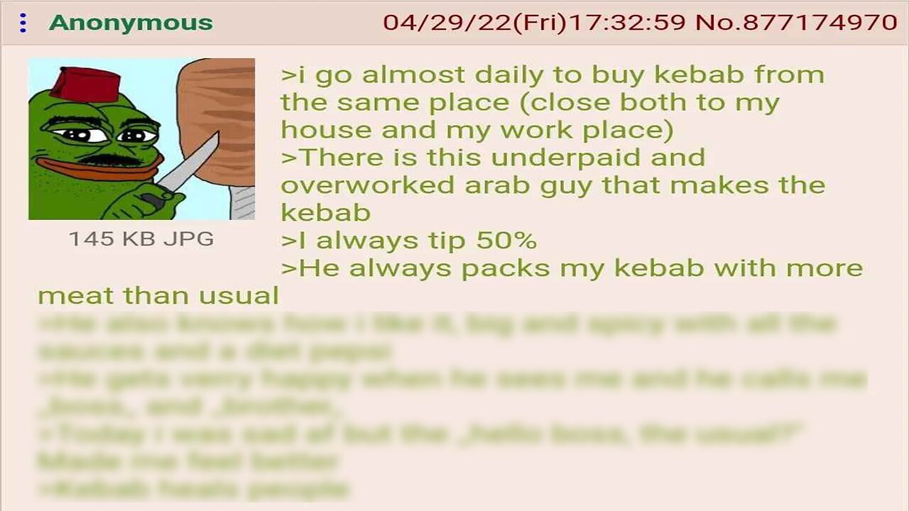 Kebab heals people