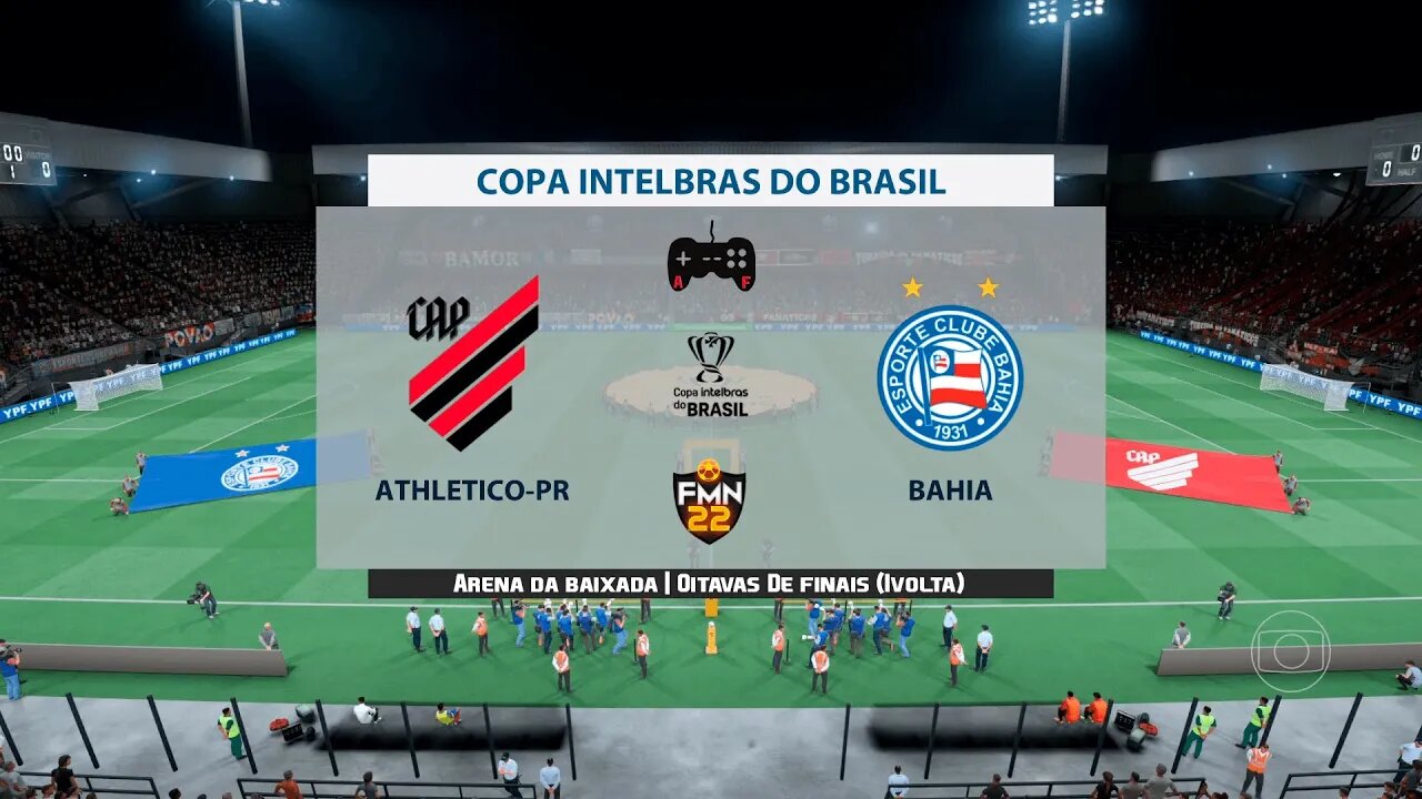 Copa Do Brasil 2022 - Athletico PR x Bahia | Oitavas de finais (VOLTA) | FIFA 22 SIMULAÇÃO