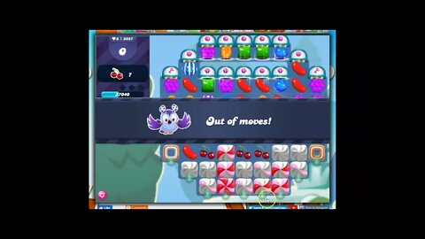 Candy Crush Level 3667 Talkthrough, 30 Moves 0 Boosters