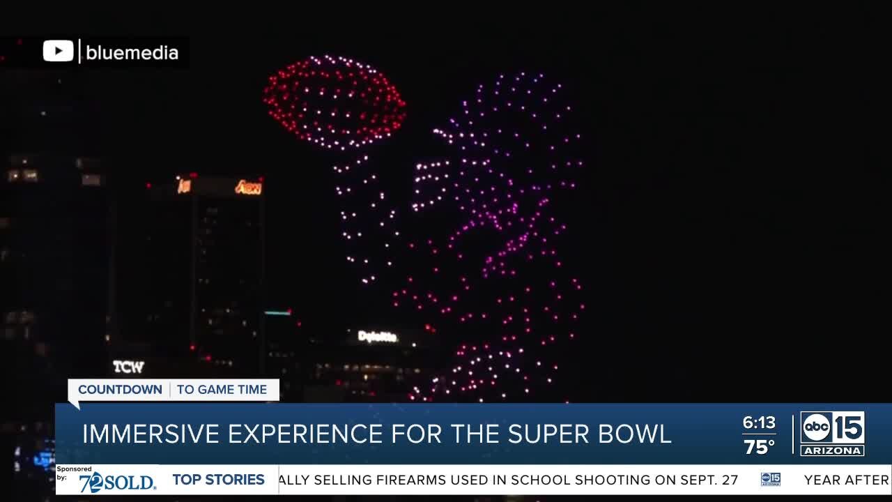 Immersive experience for the Super Bowl in Glendale