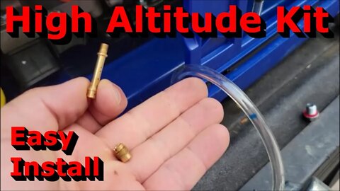 RV Portable Generator High Altitude Kit Install | Easy Rejet Fix / Mod
