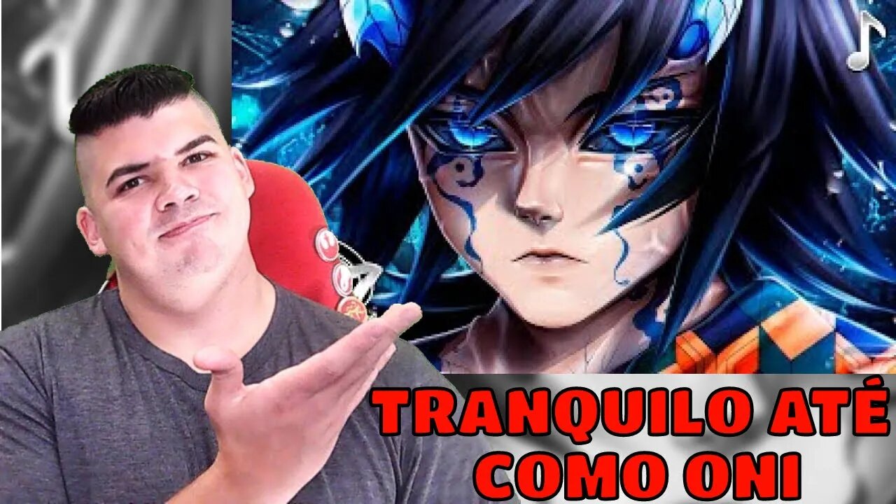 REACT Tomioka Oni (Demon Slayer) Água Lunar JKZ - MELHOR DO MUNDO