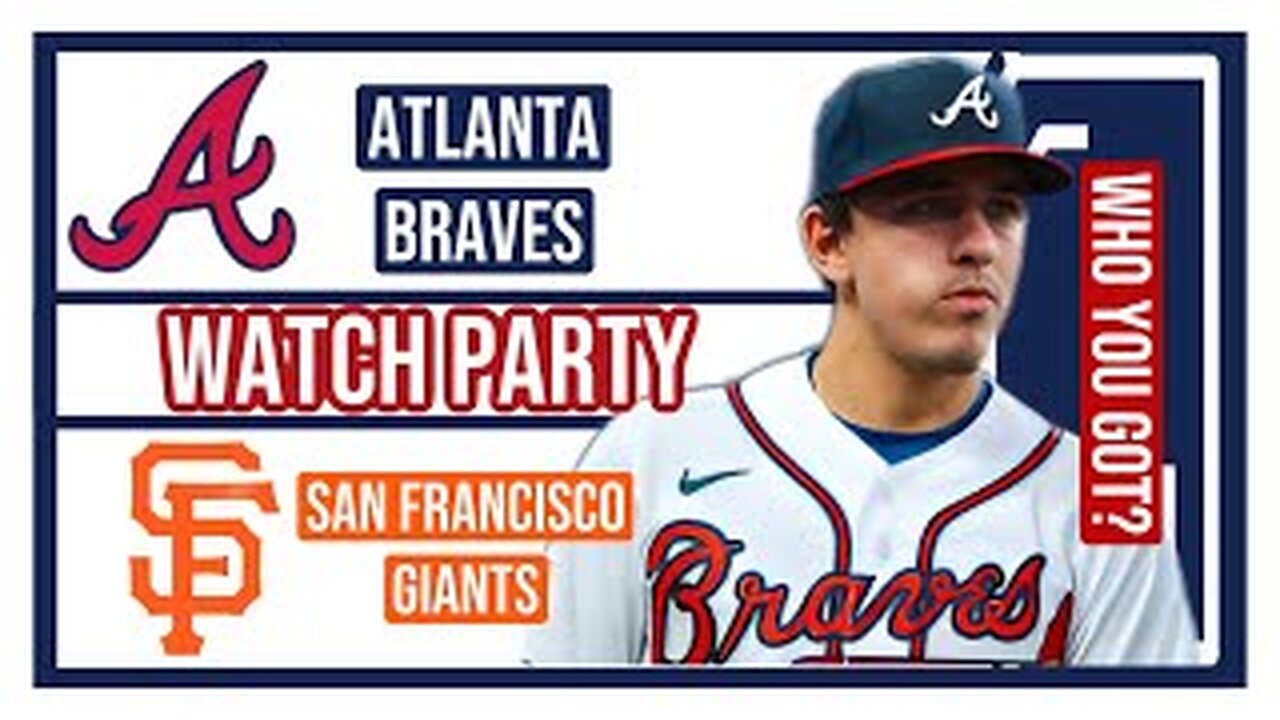 Atlanta Braves vs San Francisco Giants GAME 3 Live Stream Watch Party