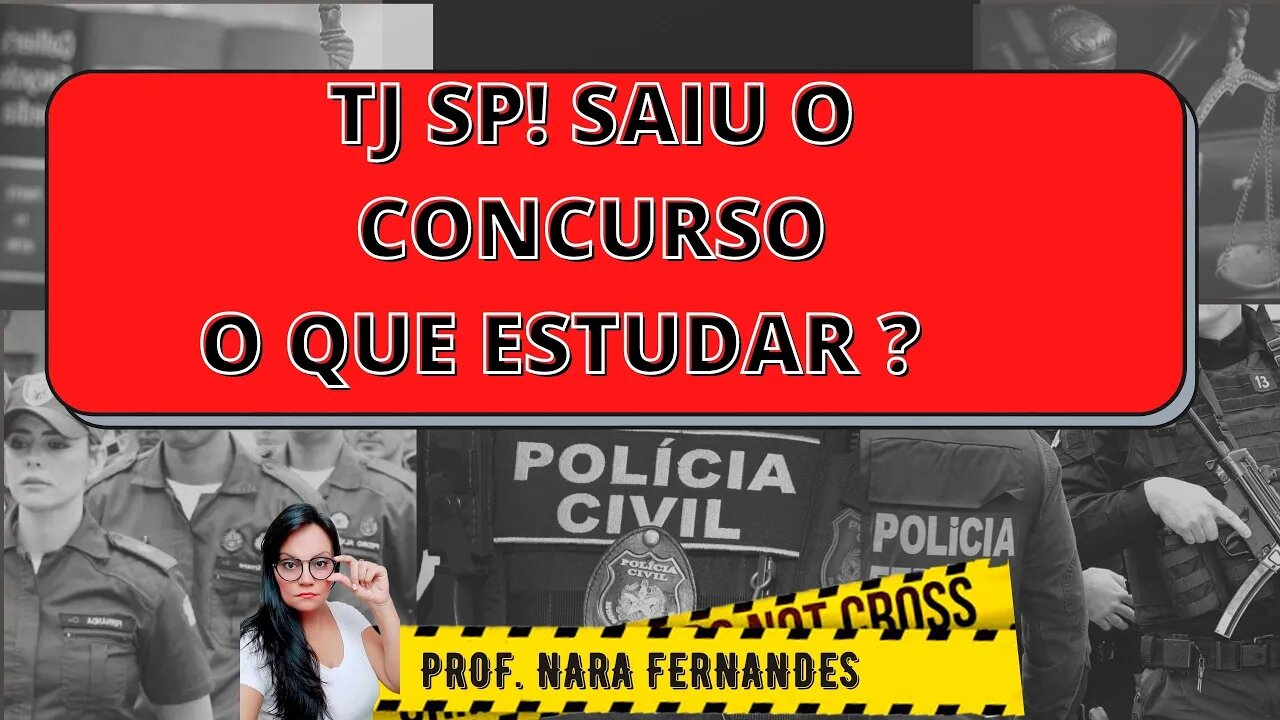 O QUE ESTUDAR? ESCREVENTE TECNICO TJ SP ! CONCURSO TJ SP ESTÁ CADA DIA MAIS PRÓXIMO!