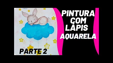 Como pintar coelhinho Aquarela