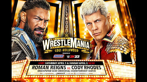 Roman Reigns vs. Cody Rhodes - WWE Universal Championship Match: WrestleMania 39 Sunday Highlights