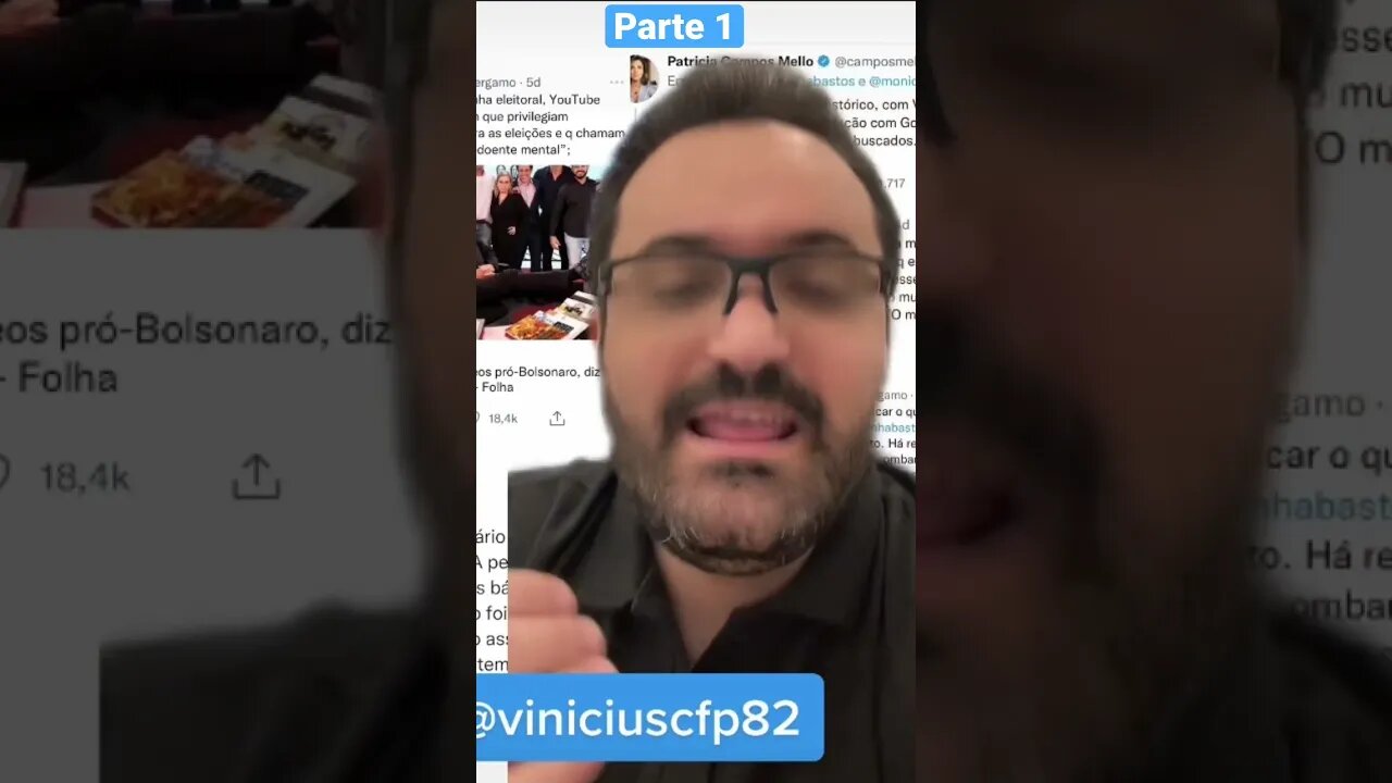 Rafinha Bastos impede que jornalistas Mônica Bergamo e Patricia Campos Mello propagem narrativas P1