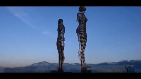 Burning Man;Twin Towers;Sculpture in Georgia - Jonathan Kleck