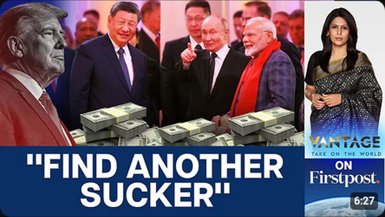 Trump Threatens BRICS Nations With 100% Tariff for Dedollarising Vantage with Palki Sharma