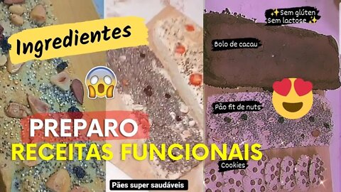 Produtos para Preparo de Receitas de Comidas Funcionais sem Glúten e Lactose!