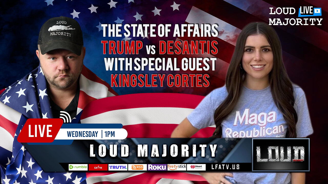 LOUD MAJORITY 3.28.23 @1pm: LIVE WITH KINGSLEY CORTES