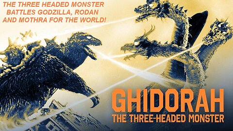 GHIDORAH, THE THREE HEADED MONSTER 1964 Japanese Version English Subtitles FULL MOVIE HD & W/S