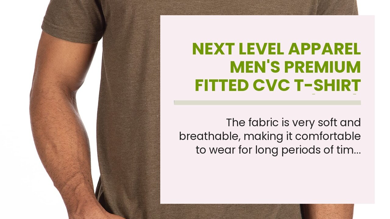 Next Level Apparel Men's Premium Fitted CVC T-Shirt (6210)