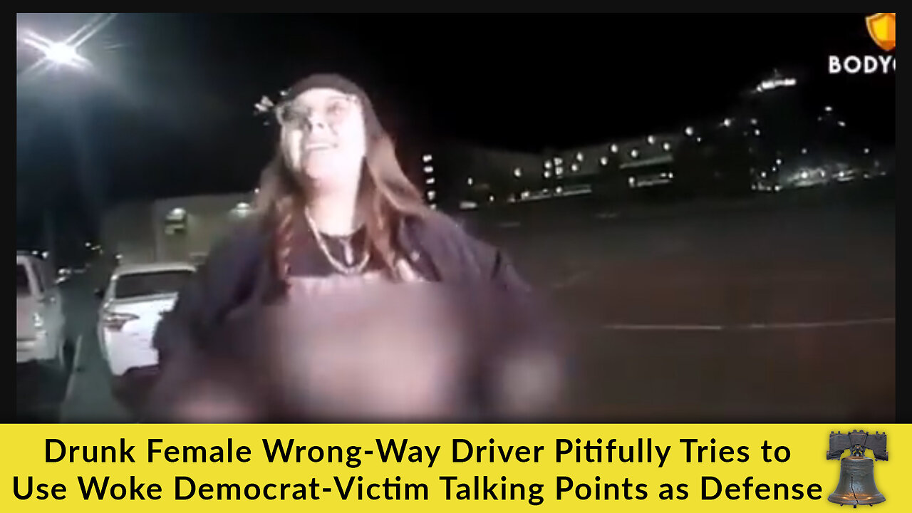 Drunk Female Wrong-Way Driver Pitifully Tries to Use Woke Democrat-Victim Talking Points as Defense