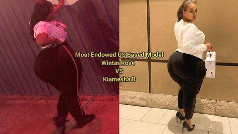 Most Endowed US Based Model Wintar Rose VS Kiamesha B