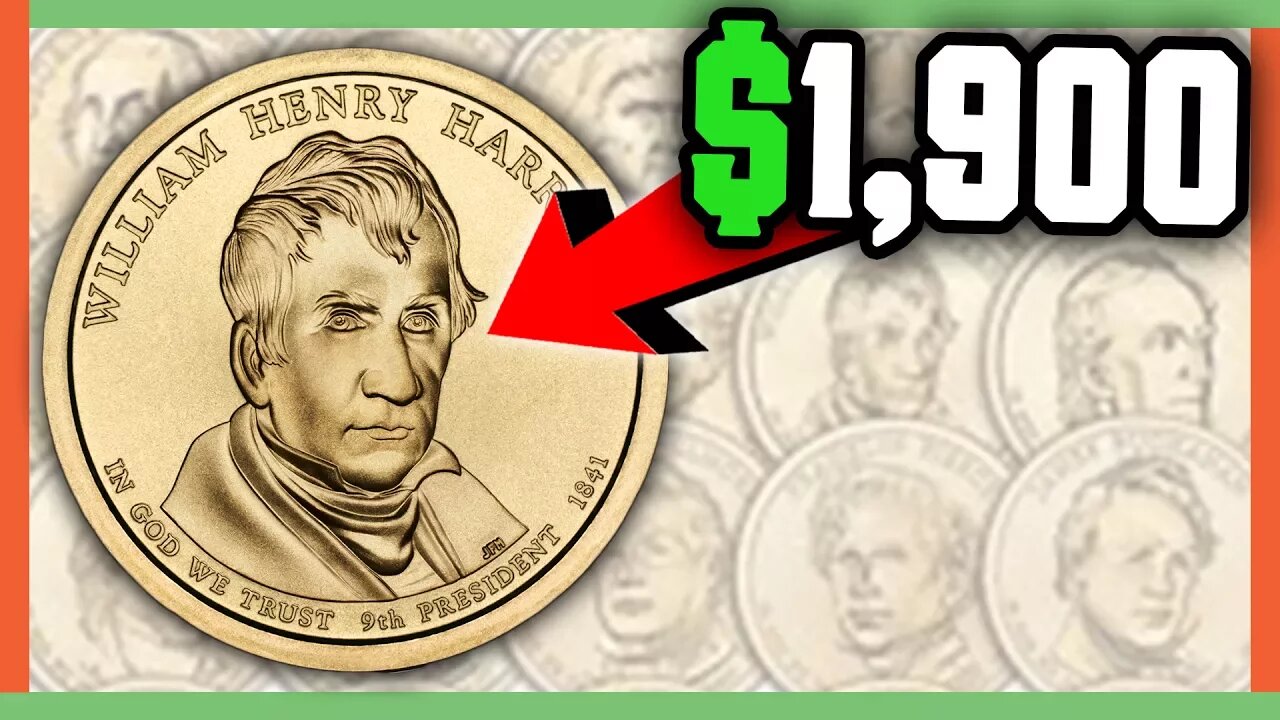 RARE PRESIDENTIAL DOLLAR COINS WORTH MONEY - GOLD DOLLARS WORTH MONEY!!