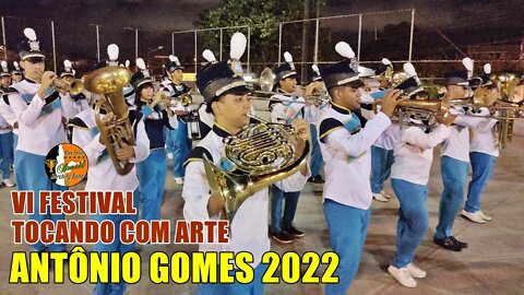 BANDA MARCIAL ANTÔNIO GOMES 2022 NO VI FESTIVAL TOCANDO COM ARTE 2022 - JOÃO PESSOA-PB.