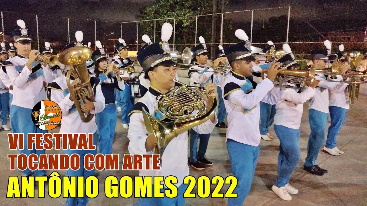 BANDA MARCIAL ANTÔNIO GOMES 2022 NO VI FESTIVAL TOCANDO COM ARTE 2022 - JOÃO PESSOA-PB.