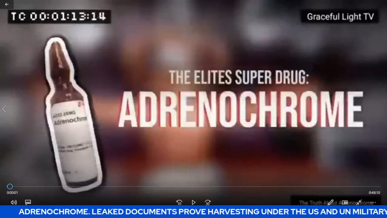 ADRENOCHROME. LEAKED DOCUMENTS PROVE HARVESTING UNDER THE US AND UN MILITARY + PEDOS ARE TIDED