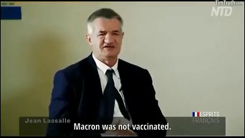 Former French MP Jean Lassalle Claims President Macron and Many Other MP's Didn't Get the Vaxx