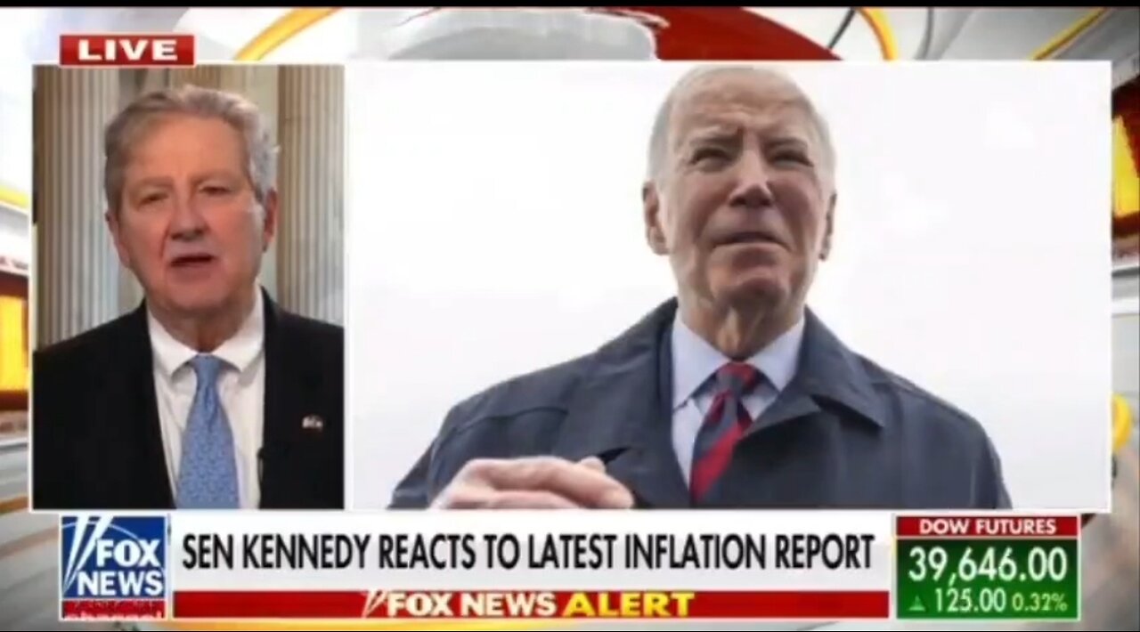 Sen John Kennedy: Biden's High Prices Are Permanent